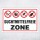 Schild Suchtmittelfreie Zone rauchen kiffen drogen alkohol Hinweisschild 3 mm Alu-Verbund