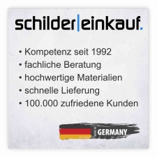 Schild Achtung Hasenpest Hochansteckend Hinweisschild Warnschild 3 mm Alu-Verbund 300 x 200 mm