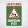 Schild Achtung Schützenfest Schützen Alkohol Hinweisschild grün 3 mm Alu-Verbund