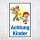 "Achtung Kinder" – Hochwertiges Sicherheitsschild für den Außenbereich 3 mm Alu-Verbund 300 x 200 mm