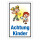 "Achtung Kinder" – Hochwertiges Sicherheitsschild für den Außenbereich 3 mm Alu-Verbund 600 x 400 mm