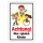 "Achtung hier spielen Kinder" – Hochwertiges Sicherheitsschild für den Außenbereich 3 mm Alu-Verbund 300 x 200 mm