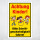 "Achtung Kinder Schrittgeschwindigkeit fahren" – Hochwertiges Sicherheitsschild für den Außenbereich 3 mm Alu-Verbund 300 x 200 mm
