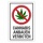 Schild Cannabis anbauen verboten Hinweisschild 3 mm Alu-Verbund 300 x 200 mm