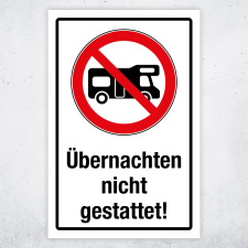 "Durchfahrt für Wohnmobile verboten"...