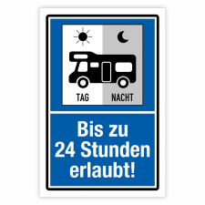 "Parkplatz für Wohnmobile bis zu 24 Std....