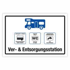 "Campingplatz Ver- und Entsorgungsstation"...