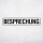 "BESPRECHUNG" – Hochwertiges Hinweisschild für den Außenbereich 52 x 11 cm