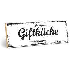 Holzschild "Giftküche" – Dekoschild...