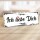 Holzschild "Ich liebe Dich" – Dekoschild aus Holz 30x10 cm