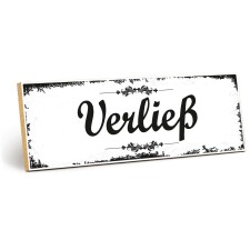 Holzschild "Verließ" – Dekoschild...