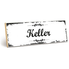 Holzschild "Keller" – Dekoschild aus Holz 30x10 cm