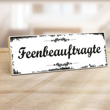 Holzschild "Feenbeauftragte" – Dekoschild...