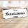 Holzschild "Brautzimmer" – Dekoschild aus Holz 30x10 cm