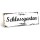 Holzschild "Schlossgarten" – Dekoschild aus Holz 30x10 cm