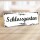 Holzschild "Schlossgarten" – Dekoschild aus Holz 30x10 cm