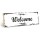 Holzschild "Welcome" – Dekoschild aus Holz 30x10 cm