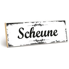 Holzschild "Scheune" – Dekoschild aus...