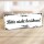 Holzschild "Bitte nicht berühren!" – Dekoschild aus Holz 30x10 cm