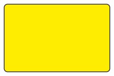Schild mit Wunschtext, Farben Schriftart und Größe individuell konfigurierbar 3 mm Alu-Verbundschild Gelber Hintergrund_300 x 200 mm