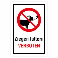 "Ziegen füttern verboten" –...