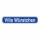 Straßenschild "Villa Würstchen" – Hochwertiges Schild für den Außenbereich 52 x 11 cm