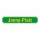 Straßenschild "Jonny-Platz" – Hochwertiges Schild für den Außenbereich 52 x 11 cm
