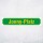 Straßenschild "Jonny-Platz" – Hochwertiges Schild für den Außenbereich 52 x 11 cm