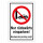 "Nur rückwärts einparken – Backwards parking only" – Hochwertiges Schild für den Außenbereich