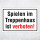 "Spielen im Treppenhaus verboten – Sicherheitshinweis" – Hochwertiges Schild für den Außenbereich