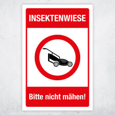 Insektenwiese – Bitte nicht mähen –...