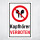 Kopfhörer verboten – Hochwertiges Aluverbund-Schild für den Außenbereich