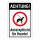 Achtung! Anleinpflicht für Hunde! – Hochwertiges Schild für den Außenbereich 3 mm Alu-Verbund 600 x 400 mm