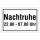Nachtruhe 22:00 - 07:00 Uhr – Hochwertiges Schild für den Außenbereich 3 mm Alu-Verbund 450 x 300 mm