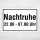 Nachtruhe 22:00 - 07:00 Uhr – Hochwertiges Schild für den Außenbereich 3 mm Alu-Verbund 600 x 400 mm