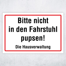 "Bitte nicht in den Fahrstuhl pupsen! Die...