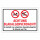 "Achtung Blaualgenverdacht! Es besteht eine erhebliche Gesundheitsgefahr für Mensch und Tier." – Hochwertiges Schild für den Außenbereich 3 mm Alu-Verbund 450 x 300 mm