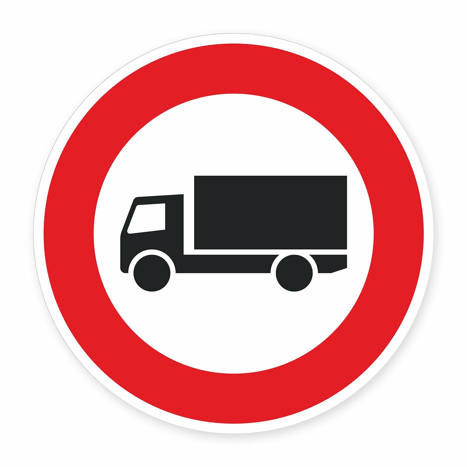 SCHILDER HIMMEL Warnschild 'Einfahrt Für LKW Verboten' - Anpassbar, Alu-Verbund, 21x15 Cm, Mit Schrauben