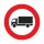 Schild „Durchfahrtsverbot für LKW“ – Alu-Verbund 3 mm rund (Ø30 cm / Ø40 cm)