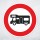 Schild „Verbot für Wohnmobile“ – Alu-Verbund 3 mm rund (Ø30 cm)