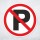 Schild „Parkverbot“ – Alu-Verbund 3 mm rund (Ø30 cm)