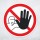 Schild „Zutritt für Unbefugte verboten“ – Alu-Verbund 3 mm rund (Ø30 cm)