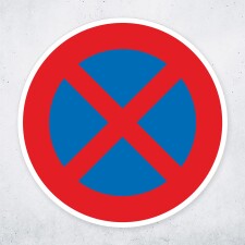Schild „Absolutes Halteverbot“ –...