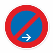 Schild „Eingeschränktes Halteverbot –...