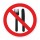 Schild „Essen und Trinken verboten“ – Alu-Verbund 3 mm rund (Ø40 cm)