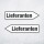 Pfeilschild "Lieferanten" – Hochwertiges Schild für den Außenbereich 3 mm Alu-Verbund in Pfeilform