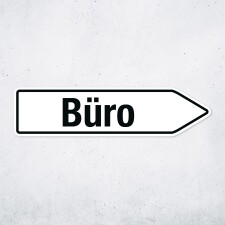 Pfeilschild "Büro" – Hochwertiges...
