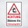 Warnschild Achtung Dünnes Eis – Einbruchgefahr | Alu-Verbund 3 mm