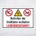 Warnschild Betreten der Eisfläche verboten – Lebensgefahr | Alu-Verbund 3 mm