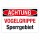 Schild Achtung Vogelgrippe – Sperrgebiet | Warnschild | Alu-Verbund 3 mm